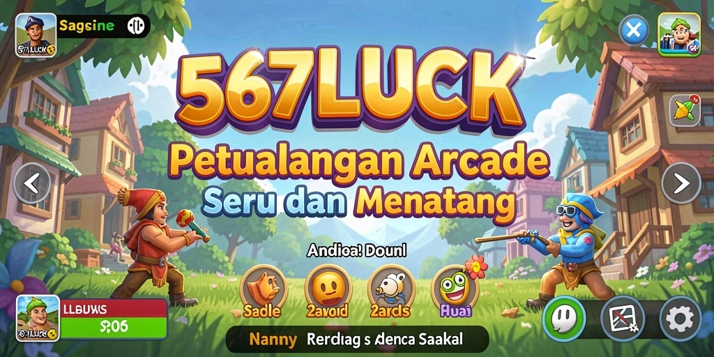 Screenshot gameplay utama 567LUCK dengan berbagai tantangan menanti di setiap level.