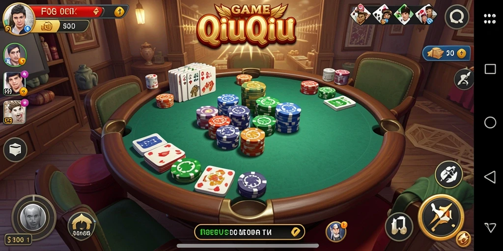 Tampilan seru gameplay F08 dalam QiuQiu