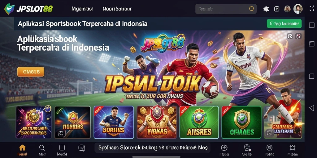 Tampilan gameplay menarik dalam aplikasi Sportsbook JPSLOT88.