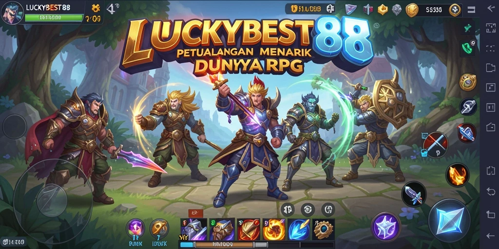 Tampilan gameplay yang seru dan menantang di LUCKYBEST88.