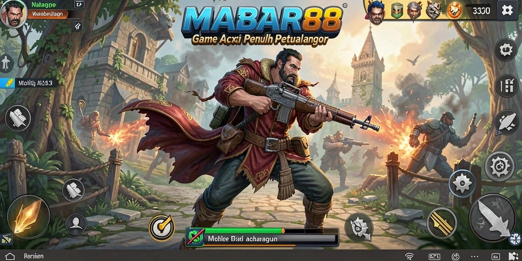 Tampilan gameplay seru dalam MABAR88 dengan aksi mendebarkan.