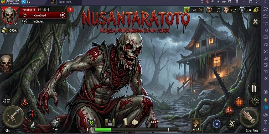 Screenshot menampilkan gameplay mencekam dari NUSANTARATOTO.