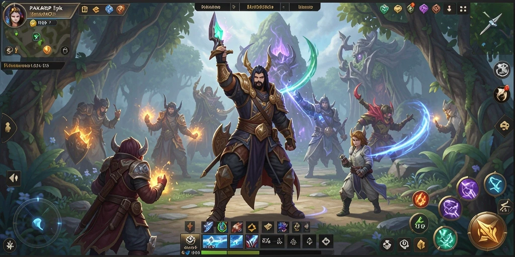 Gameplay PAKARJP yang menakjubkan dengan karakter yang beragam.