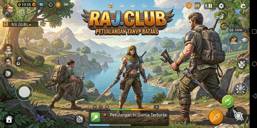 Tangkapan layar menunjukkan aksi mendebarkan di dunia terbuka.