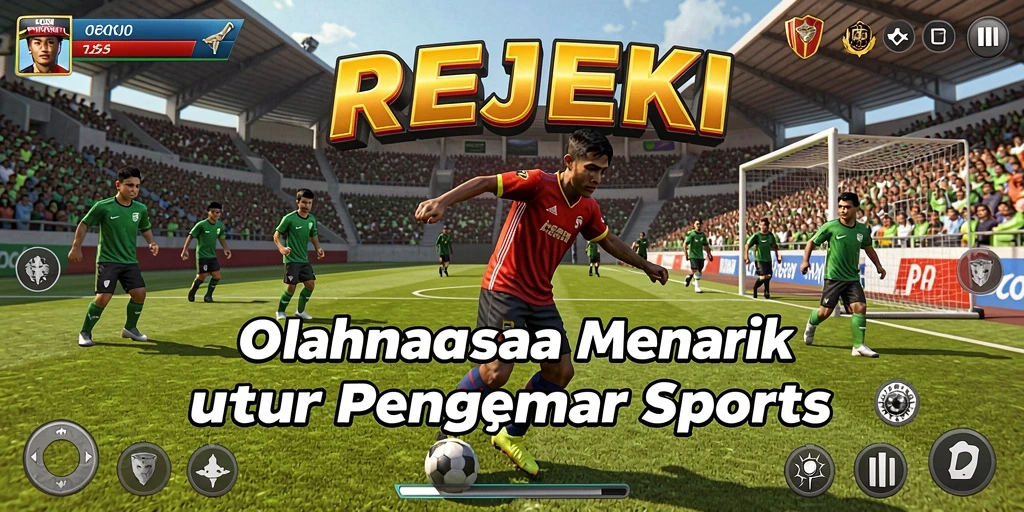 Gameplay seru di REJEKI dengan berbagai jenis olahraga.