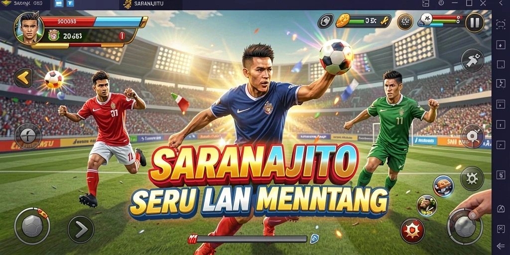 Tampilan gameplay SARANAJITU yang seru dan memukau.