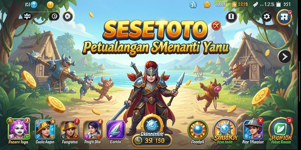 Gameplay menarik SESETOTO yang penuh tantangan dan eksplorasi.