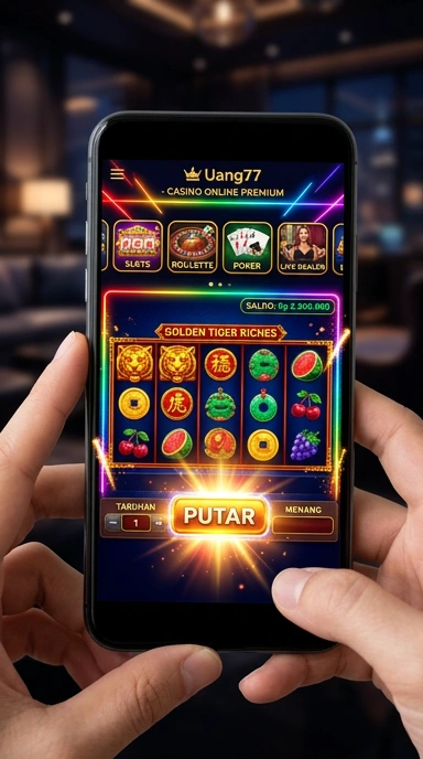 Fitur pencarian cepat di aplikasi uang77.